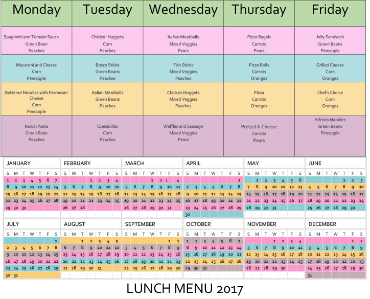 Canton Menu