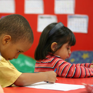 Three year old preschoolers in Commerce Township