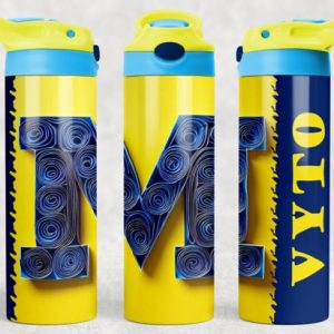 Personalized 20 oz Flip Top U of M Double Walled Tumbler